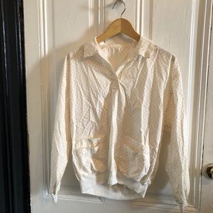 80s inspired cotton Polkadot pullover.